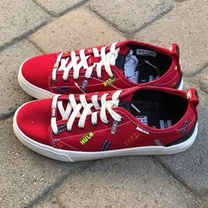 TOMS x Marvel - red sneakers
